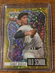 Sandy Koufax [Gold Donut Circles Prizm] #OS-7 Baseball Cards 2021 Panini Prizm Old School Prices