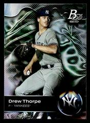 Drew Thorpe [Ice Pattern] #TOP-10 Baseball Cards 2023 Bowman Platinum Top Prospects Prices