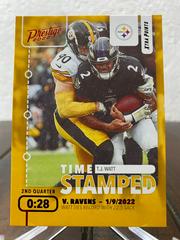 T. J. Watt [Red] Football Cards 2022 Panini Prestige Time Stamped Prices
