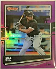 Jose Abreu [Holo Purple] #107 Baseball Cards 2020 Panini Donruss Prices