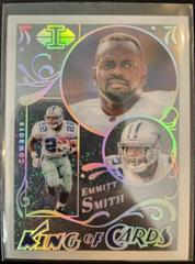 Emmitt Smith [Stardust] #KC-14 Football Cards 2022 Panini Illusions King Of Prices