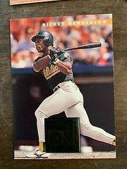 Rickey Henderson #61 Baseball Cards 1996 Panini Donruss Prices
