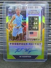 RJ Hampton [Gold Autograph] #66 Basketball Cards 2020 Panini Contenders Draft Picks Prices