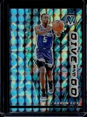 De'Aaron Fox [Reactive Blue] #8 Basketball Cards 2022 Panini Mosaic Give and Go Prices