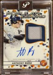Anthony Rizzo [Orange] #DPAR-AR Baseball Cards 2023 Topps Pristine Popular Demand Autograph Relic Prices