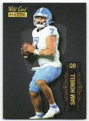 Sam Howell Football Cards 2022 Wild Card Matte Black Prices