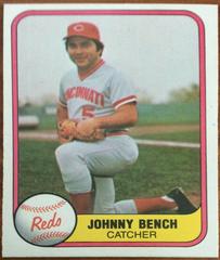 Johnny Bench Baseball Cards 1981 Fleer Prices