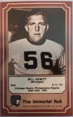 Bill Hewitt Football Cards 1975 Fleer Hall of Fame Prices