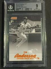 Tim Anderson [Black & White Orange] #121 Baseball Cards 2017 Stadium Club Prices