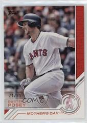 Buster Posey [Red] Baseball Cards 2017 Topps Salute Prices