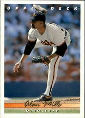 Alan Mills #312 Baseball Cards 1993 Upper Deck Prices