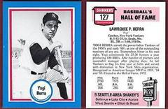 Yogi Berra #127 Baseball Cards 1976 Shakey's Pizza Hall of Fame Prices