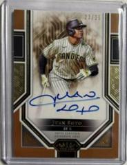 Juan Soto [Bronze Ink] #AS-JS Baseball Cards 2023 Topps Tier One Advanced Stats Stars Autographs Prices