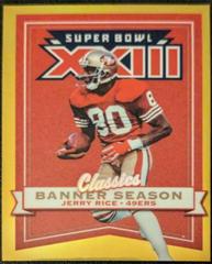 Jerry Rice [Gold] #BS-13 Football Cards 2022 Panini Classics Banner Season Prices