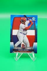 Rafael Devers [Blue] Baseball Cards 2023 Bowman Chrome WBC Flag Refractor Prices