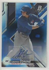 Griffin Conine [Autograph Blue] #TOP-42 Baseball Cards 2019 Bowman Platinum Top Prospects Prices