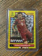 Robert Lewandowski [Yellow Wave] #1 Soccer Cards 2021 Topps Merlin Chrome UEFA Prices