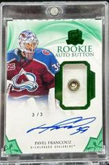 Pavel Francouz [Green Autograph Button] #152 Hockey Cards 2020 Upper Deck The Cup Prices