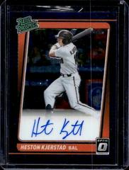 Heston Kjerstad [Purple Stars] Baseball Cards 2021 Panini Donruss Optic Rated Prospect Signatures Prices