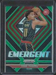 Trae Young [Green Prizm] #5 Basketball Cards 2018 Panini Prizm Emergent Prices