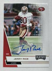 Jerry Rice [Autographs] Football Cards 2020 Panini Playoff Prices