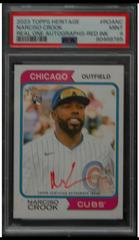 Narciso Crook [Special Edition Red Ink] #ROA-NC Baseball Cards 2023 Topps Heritage Real One Autographs Prices