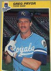Greg Pryor #210 Baseball Cards 1985 Fleer Prices
