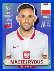 Maciej Rybus #POL10 Soccer Cards 2022 Panini World Cup Qatar Stickers Prices
