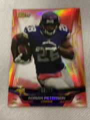 Adrian Peterson [Red Refractor] #1 Football Cards 2014 Topps Finest Prices