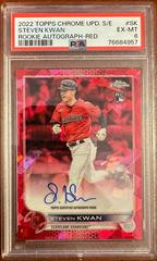 Steven Kwan [Red] Baseball Cards 2022 Topps Chrome Update Sapphire Rookie Autographs Prices