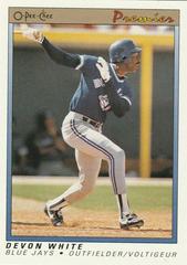 Devon White #126 Baseball Cards 1991 O Pee Chee Premier Prices