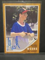 Bertram Grover Weeks [Autograph] Baseball Cards 2018 Topps Archives the Sandlot Prices