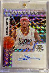 Allen Iverson Basketball Cards 2021 Panini Mosaic Autographs Prices
