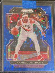 Carmelo Anthony [Fast Break Blue Prizm] #11 Basketball Cards 2021 Panini Prizm Prices