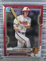 Heston Kjerstad [Red Refractor] #BCP-138 Baseball Cards 2021 Bowman Chrome Prospects Prices
