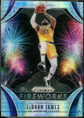 LeBron James [Hyper Prizm] #2 Basketball Cards 2019 Panini Prizm Fireworks Prices
