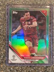 Robert Lewandowski [Green] Soccer Cards 2021 Topps UEFA Champions League Prices