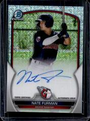 Nate Furman #BCMA-NF Baseball Cards 2023 Bowman Chrome Prospect Mega Box Autographs Prices