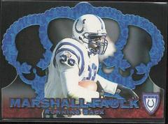 Marshall Faulk [Blue] #CR-120 Football Cards 1996 Pacific Crown Royale Prices