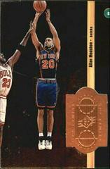 Allan Houston Basketball Cards 1998 Spx Finite Prices
