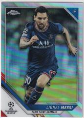 Lionel Messi [Refractor] Soccer Cards 2021 Topps Chrome UEFA Champions League Prices