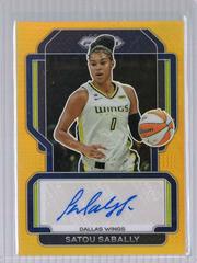Satou Sabally [Gold] Basketball Cards 2022 Panini Prizm WNBA Signatures Prices