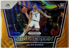 Jalen Suggs [Orange Wave] Basketball Cards 2021 Panini Prizm Draft Picks Widescreen Prices
