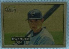 Ryan Zimmerman [Mahogany] Baseball Cards 2005 Bowman Heritage Prices