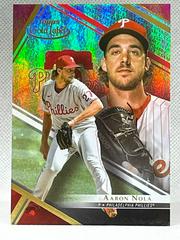 Aaron Nola [Class 2 Red] #96 Baseball Cards 2021 Topps Gold Label Prices