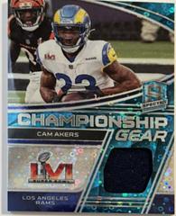 Cam Akers [Blue] #CG-CAK Football Cards 2022 Panini Spectra Championship Gear Prices