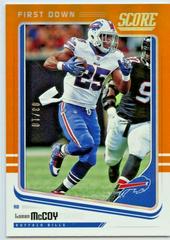 LeSean McCoy [First Down] Football Cards 2018 Score Prices