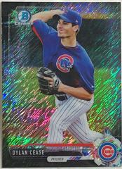 Dylan Cease [Prospects Black Shimmer Refractor] Baseball Cards 2017 Bowman Chrome Mini Prices