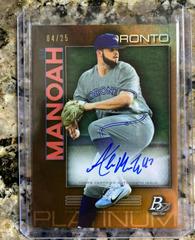 Alek Manoah [Autograph Orange] #TOP-22 Baseball Cards 2020 Bowman Platinum Top Prospects Prices
