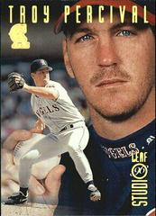 troy percival #37 Baseball Cards 1996 Studio Prices